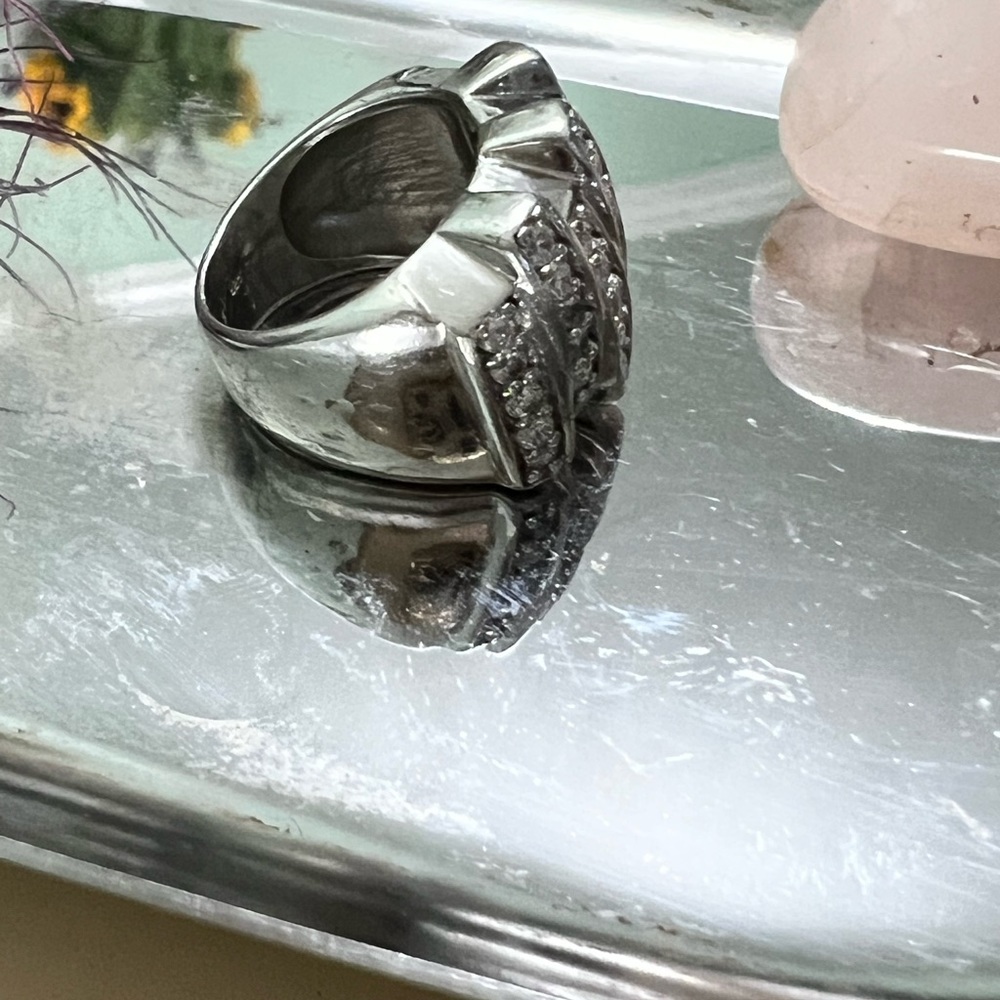 Just In- Statement Sterling Silver Ring - image 2